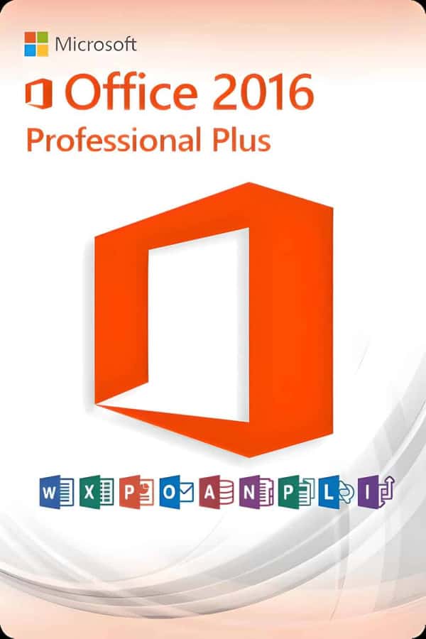 Microsoft Office 2016 Professional Plus Licencia para 3 dispositivos